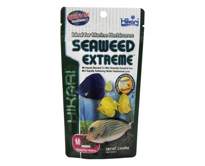 Hikari Seaweed Extreme Medium maistas jūrinėms žuvims; 90g, 250g