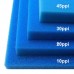Filtravimo kempinė mėlyna 50x50, 20 PPI; 3cm, 5cm, 10cm