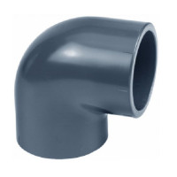 Dyka PVC alkūnė 90°; 12mm, 16mm, 20mm, 25mm, 32mm, 40mm, 50mm, 63mm