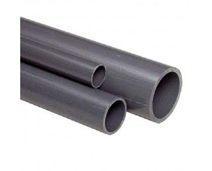 Dyka PVC vamzdis 1m; 12mm, 16mm, 20mm, 25mm, 32mm, 40mm, 50mm, 63mm