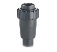 Dyka PVC vožtuvas rutulinis atbulinis; 20mm, 25mm, 32mm, 40mm, 50mm, 63mm