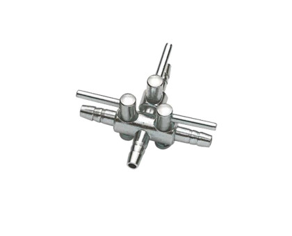 Schego Luftventil 3 oro srauto reguliavimo/uždarymo metalinis vožtuvas; 3 kanalų