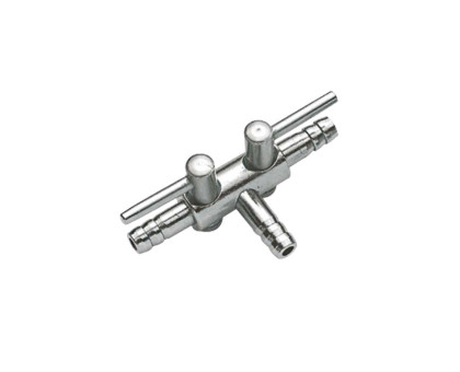 Schego Luftventil 2 oro srauto reguliavimo/uždarymo metalinis vožtuvas; 2 kanalų