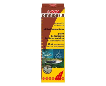 Sera Omnipur A plataus spektro vandens kondicionierius; 50ml