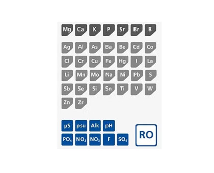 Tropic Marine Seawater laboratory analysis +RO vandens testai